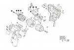Bosch 3 602 D94 900 GSR 10,8V-EC Cordless Drill Driver Spare Parts